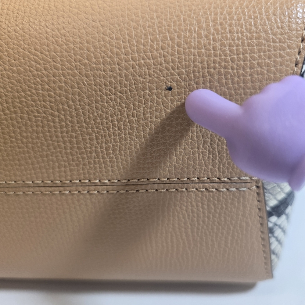 Kate Spade New York Phoebe Snake Embossed Crossbody Satchel &‎ Matching Wallet - Picture 11 of 15